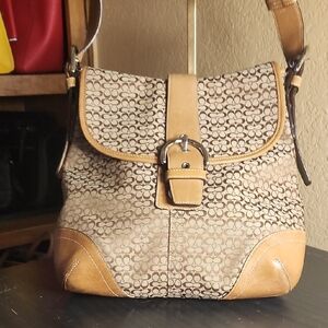 Coach Tan and Brown Women's Bag